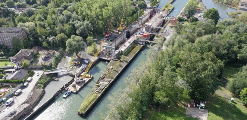 <p>La liaison Seine-Escaut, ou canal Seine-Nord, compte parmi les nombreux chantiers menés par VNF.</p>