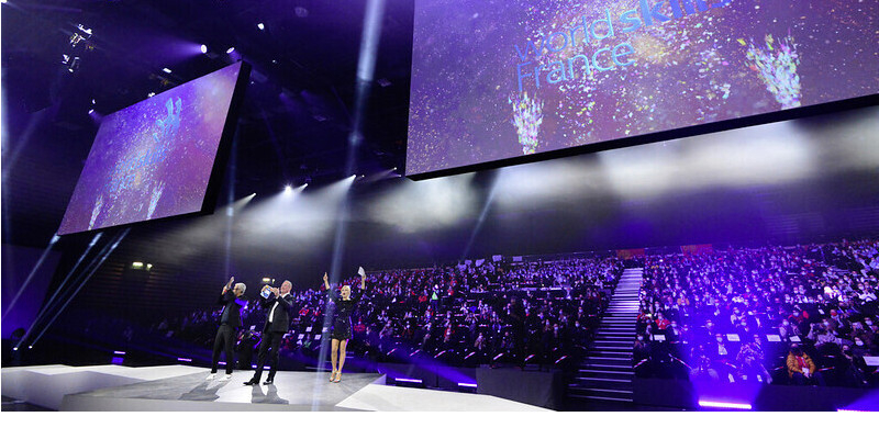 La cérémonie d'ouverture des Finales WorldSkills France 2022.