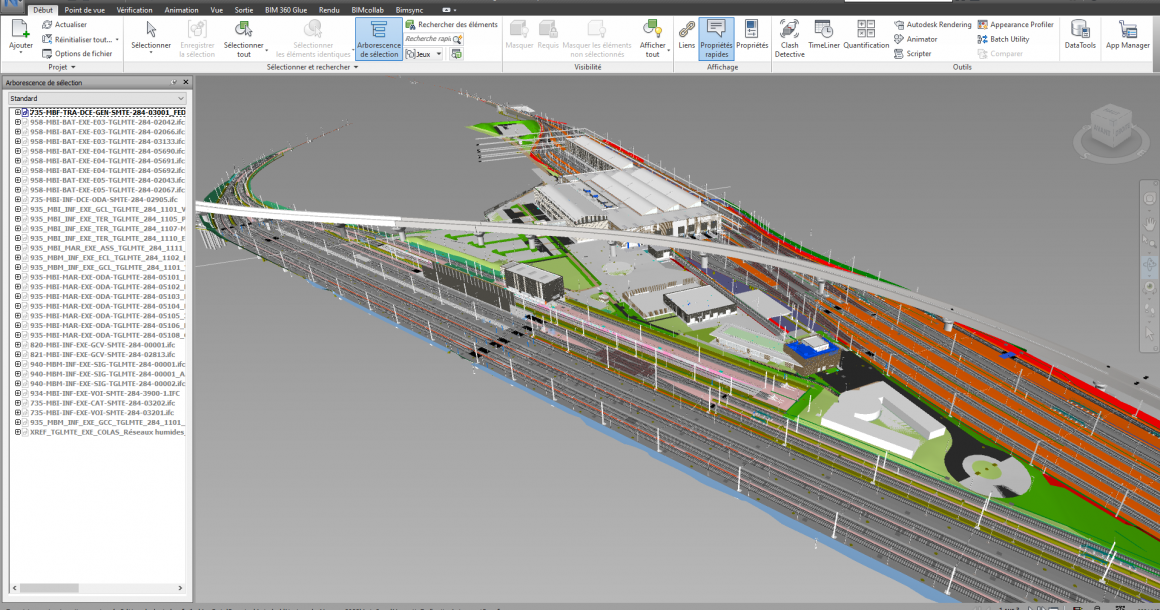 Spie batignolles valérian utilise aujourd'hui le BIM dans le cadre de grands travaux, comme le projet du Triangle ferroviaire de Mantes-la-Jolie.