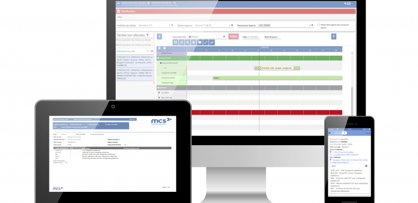MCS a lancé cet été un système de suivi des livraisons réalisées par une entreprise tierce.