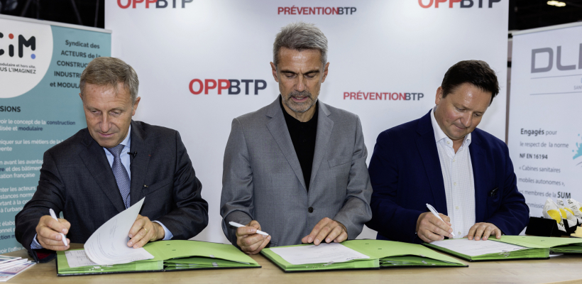Le partenariat avecl'OPP-BTP,  l’ACIM et DLR  a pour objectif de faire évoluer l’hygiène sur les chantiers.