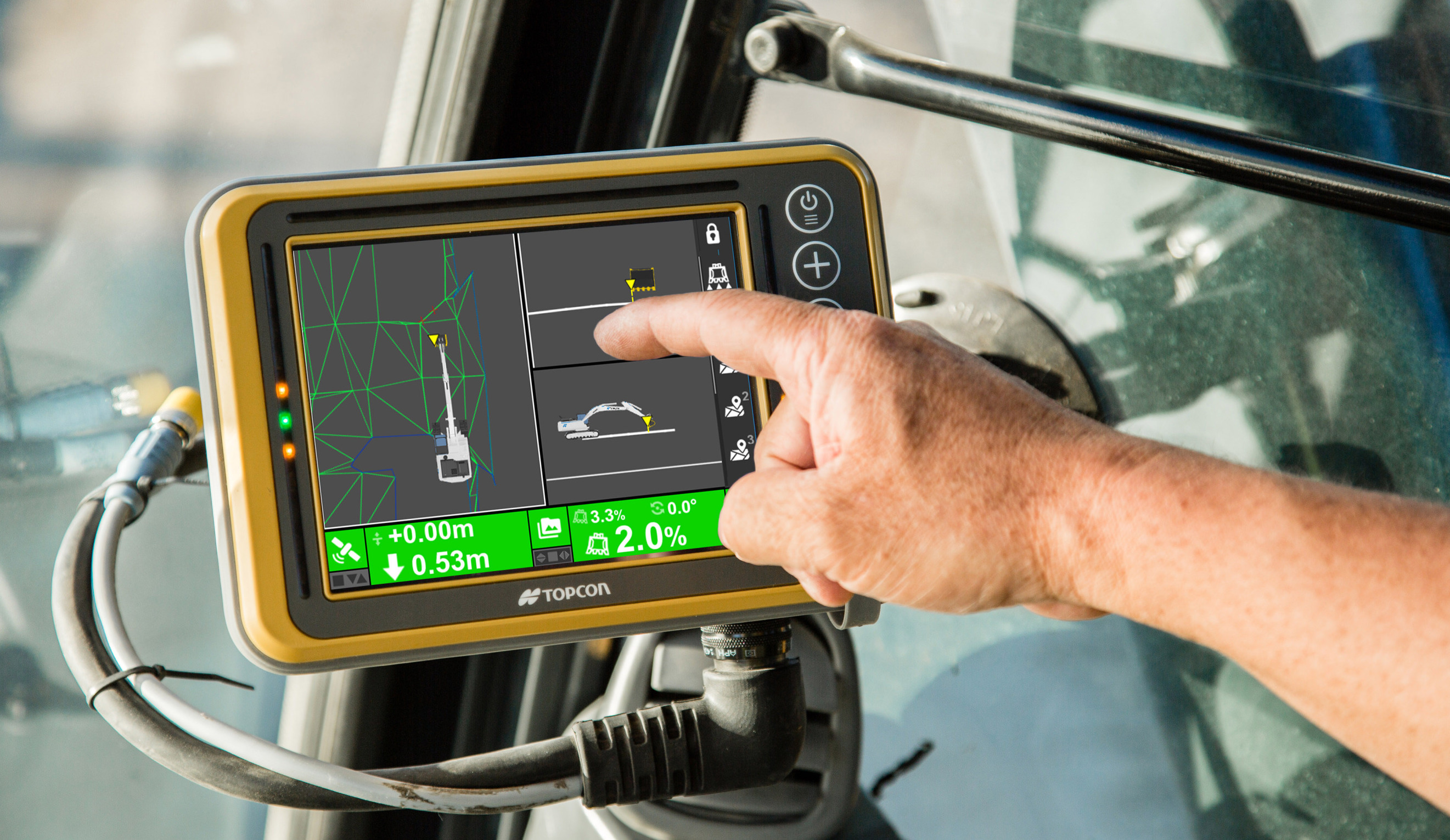 Depuis la fin des années 2010, les principaux fabricants ont renouvelé leur offre de guidage pour les pelles. Les outils, comme le MC-Max de Topcon, s'avèrent plus simples d'utilisation. 