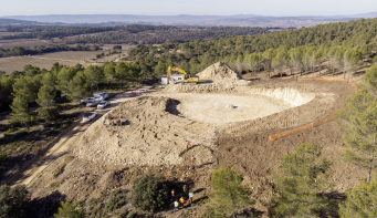 Le projet d'aménagement hydraulique prévoit la construction d'une station de pompage, d'un réservoir (en photo) et de 35 km de canalisation.