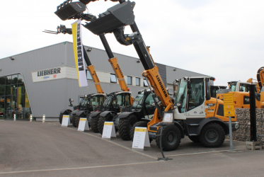 Récemment arrivés au catalogue Liebherr, les chariots télescopiques ont été mis à l'honneur durant l'anniversaire de Toufflin MTP. 