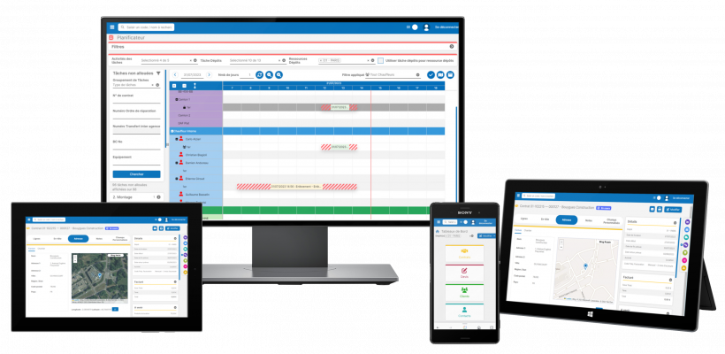 Les utilisateurs pourront consulter la version web du logiciel MCS-rm sur tous les supports.